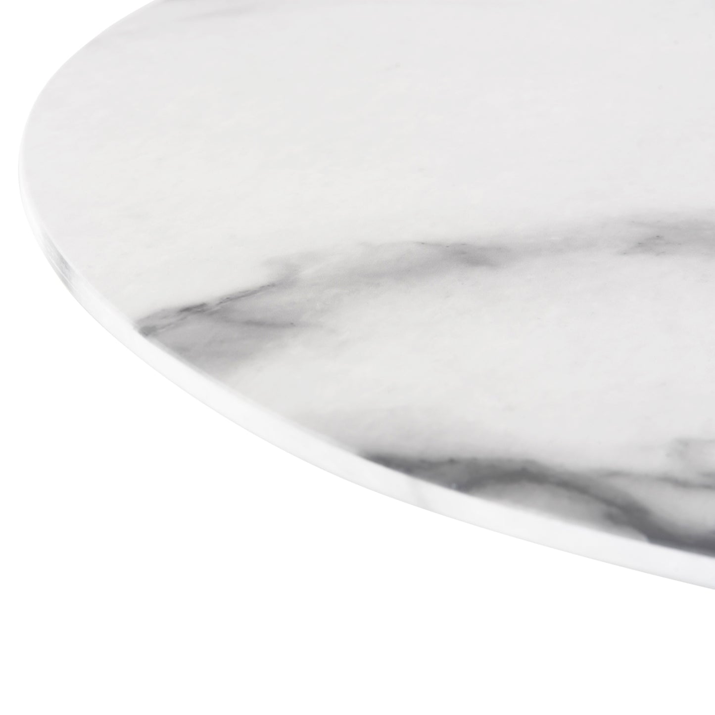 Dining Table Prentis Hm9770.01 Ceramic 12mm Top In White Marble-white Metal Legs 180x90x76hcm.
