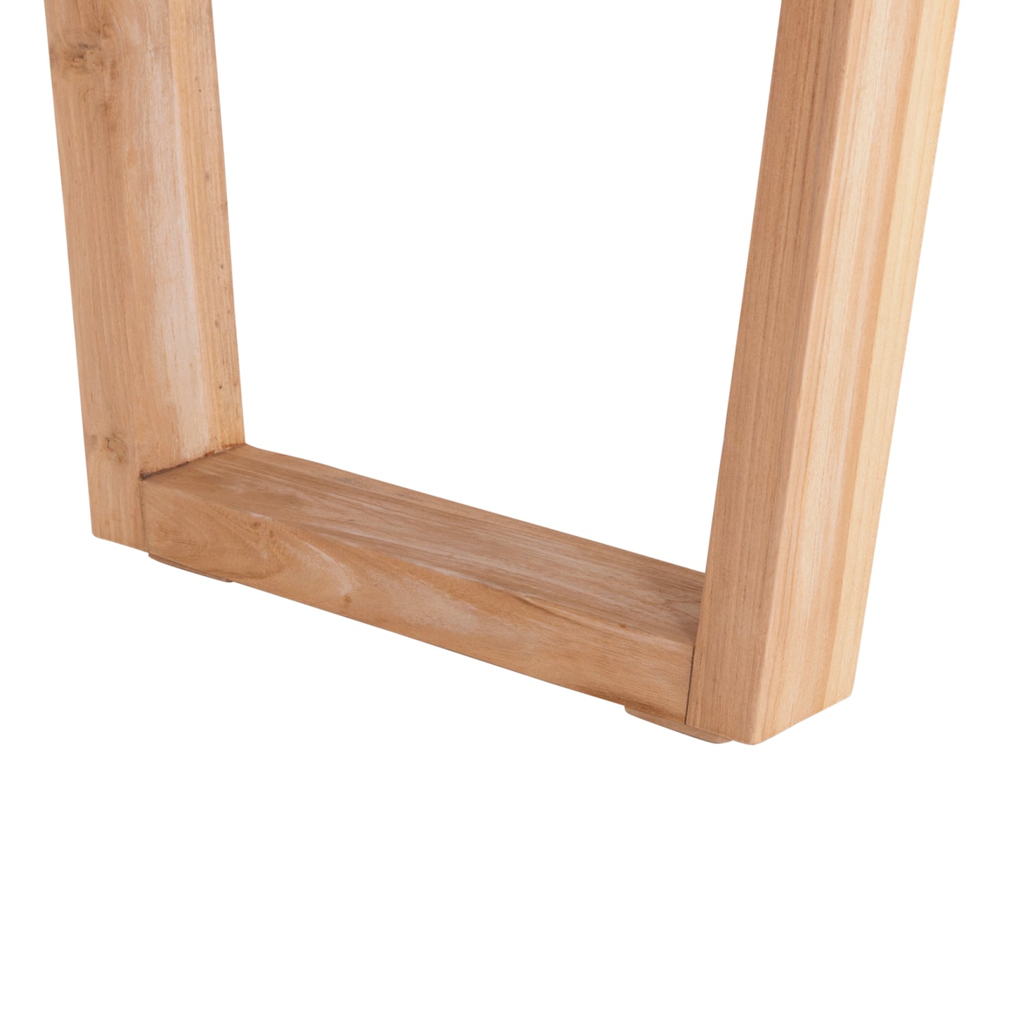Dining Table Leopold Hm9933.02 Solid Teak Wood-light Natural Color 200,5x107x76hcm.