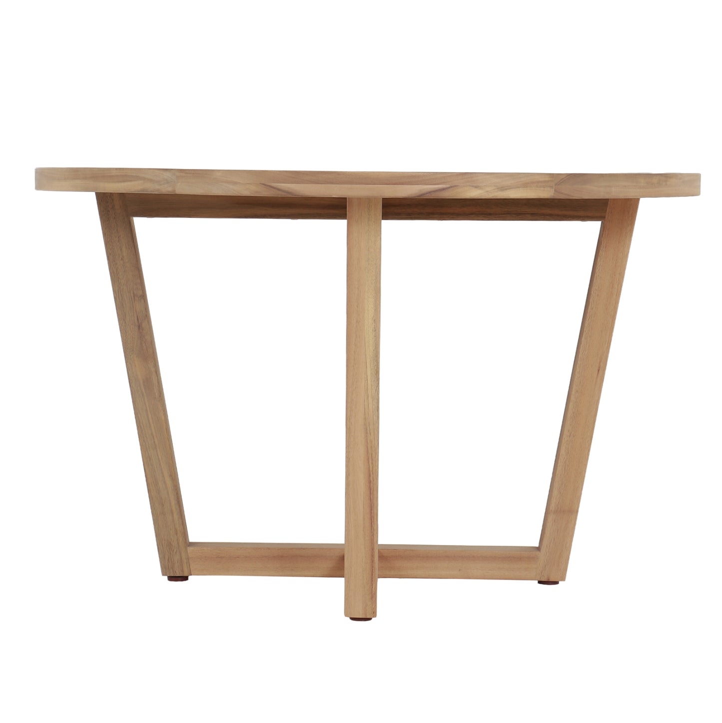 Dining Table Round Paraiso Hm6245 Acacia Wood In Natural Φ120x75hcm.