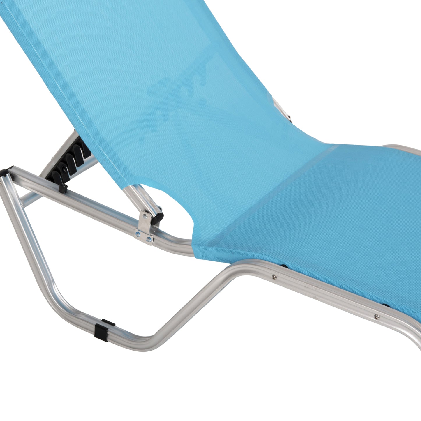 Professional Sunbed Aluminum Hm5071.08 Light Blue 60x195x30 Cm