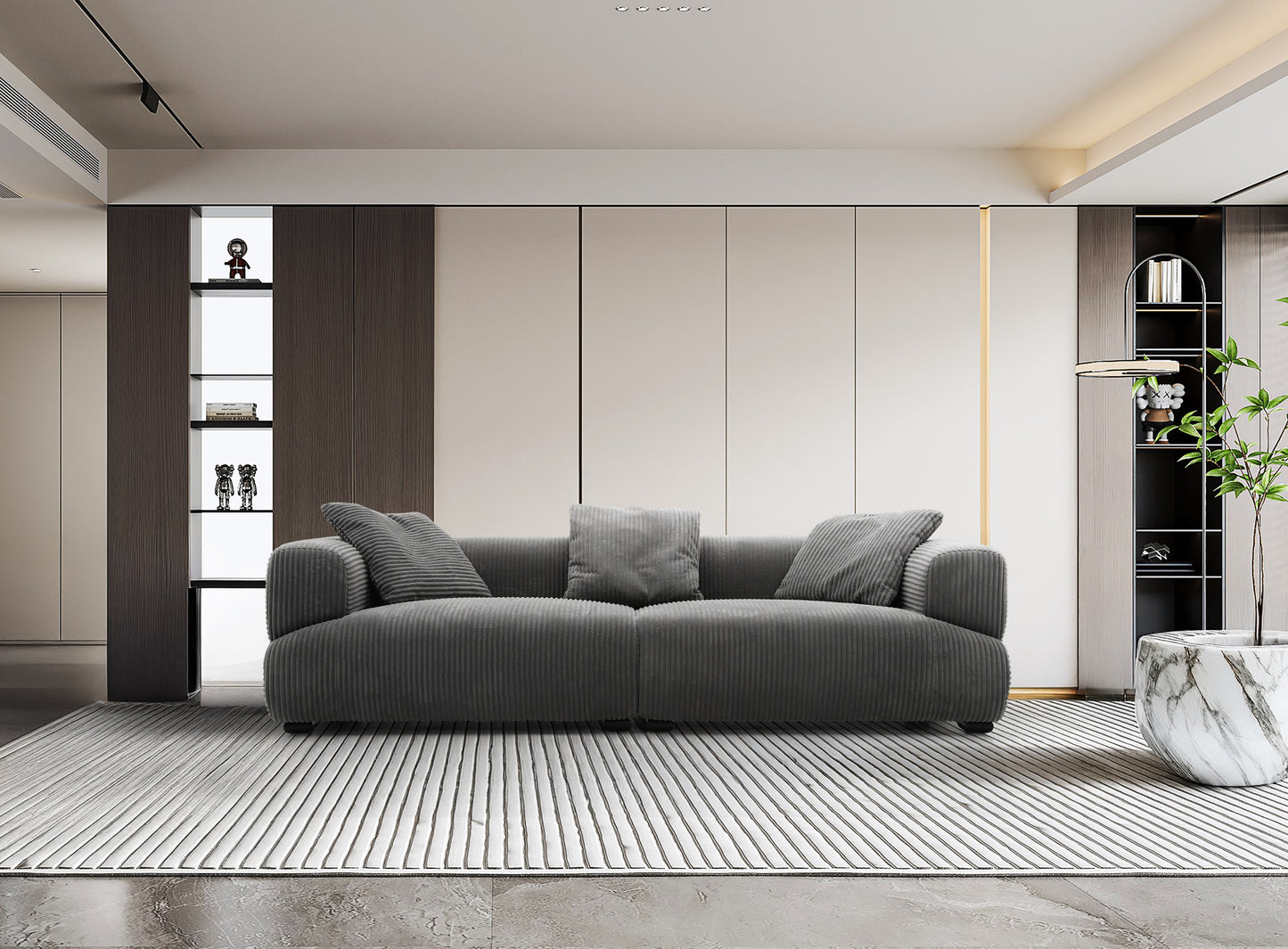 Cozy Curve 4-Seater Sofa