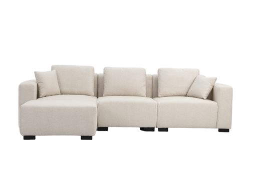 Serena L-Shape Sofa - 275x91/158xH82cm