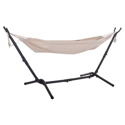 Hammock Crave Hm6304.02 Anthracite Metal Frame-beige Fabric 265x93x105hcm.