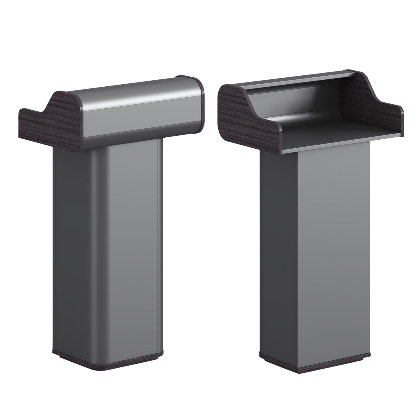 Rostrum (speaker Stand) Speeker Hm2151 Melamine In Grey 60x40x108hcm.