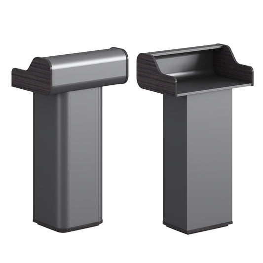Rostrum (speaker Stand) Speeker Hm2151 Melamine In Grey 60x40x108hcm.