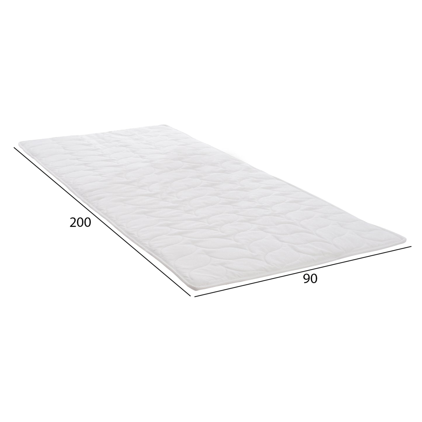 Hm650.02 Topper, 90x200, White