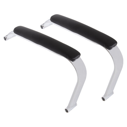 Replacement Arms 2pcs Set For Office Chair Hm1104.01 Chrome-black