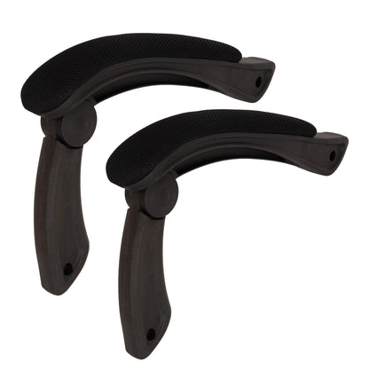 Replacement Arms 2pcs Set For Office Chair Hm1196.01 Black
