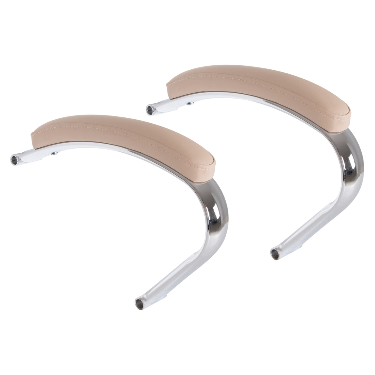 Replacement Arms 2pcs Set For Office Chair Hm1097.07 Chrome-cappuccino