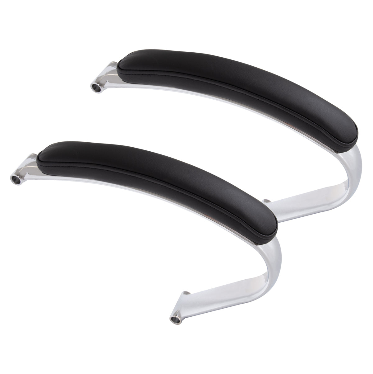 Replacement Arms 2pcs Set For Office Chair Hm1097.01 Chrome-black