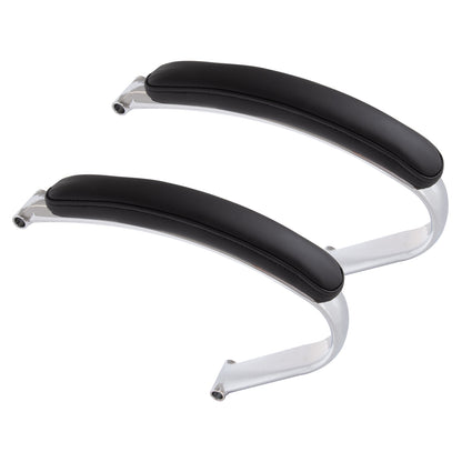 Replacement Arms 2pcs Set For Office Chair Hm1097.01 Chrome-black