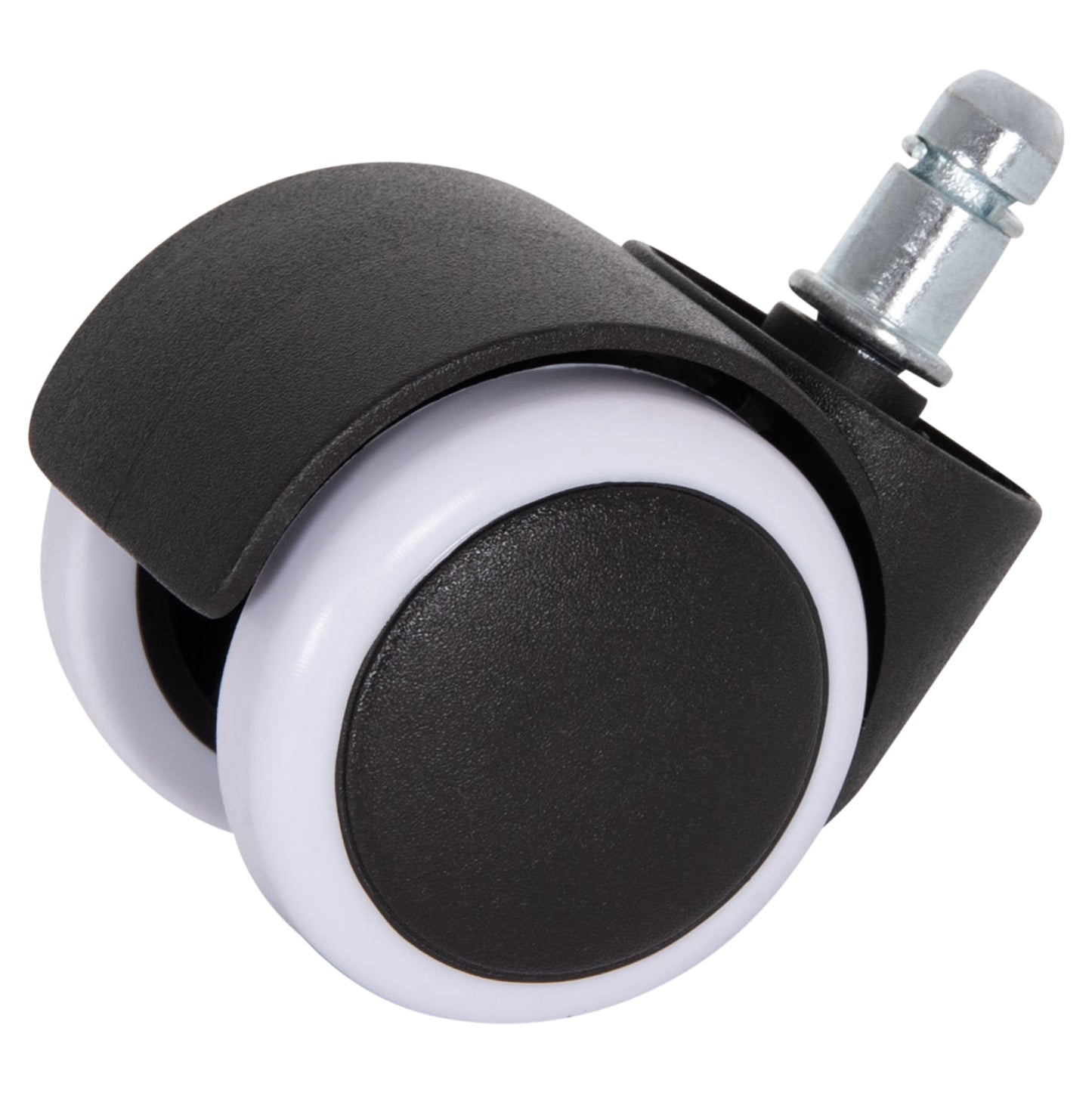 Replacement Castor Wheels 5pcs Set For Office Chairs Hm1203--black & White
