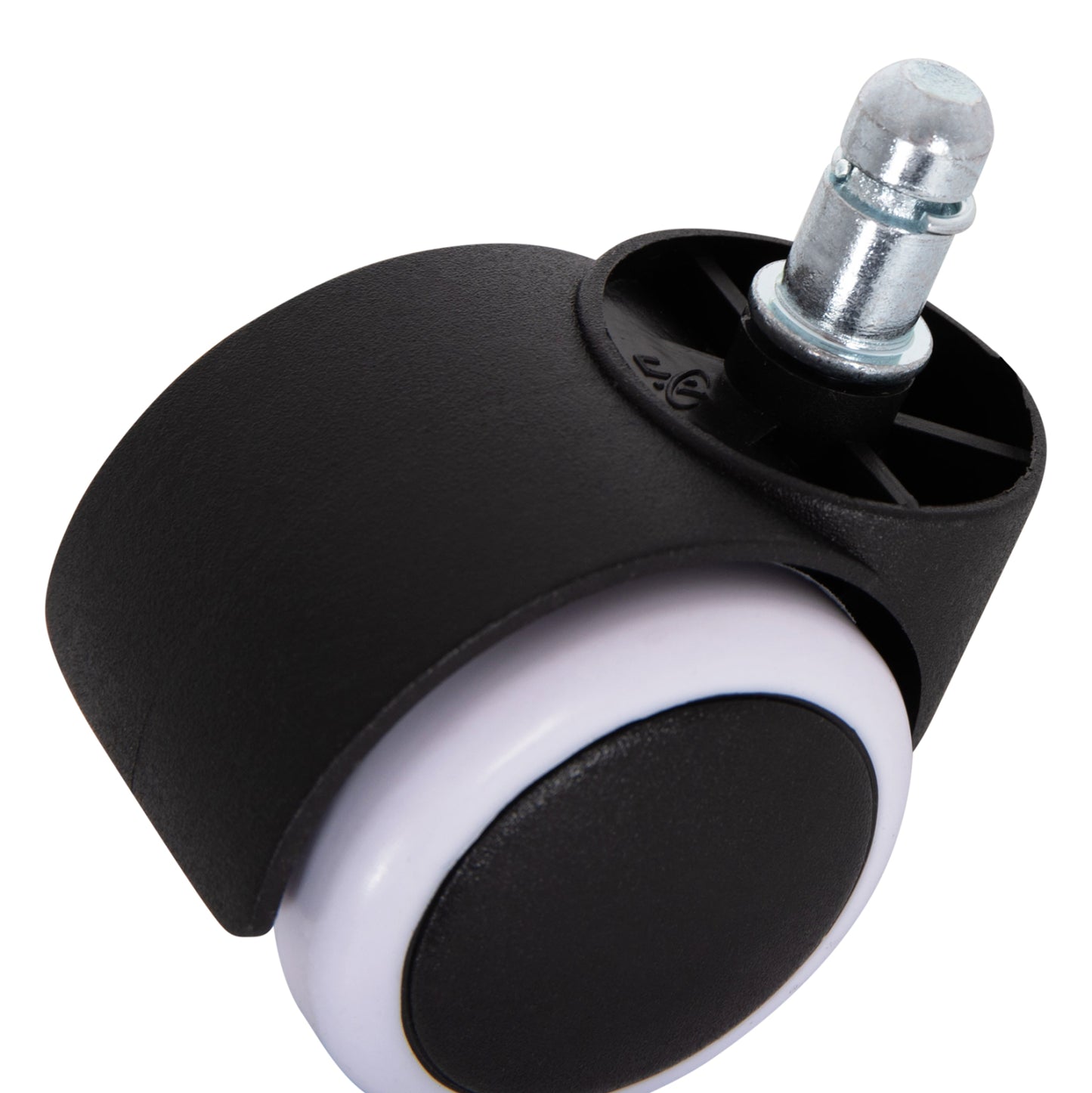 Replacement Castor Wheels 5pcs Set For Office Chairs Hm1203--black & White