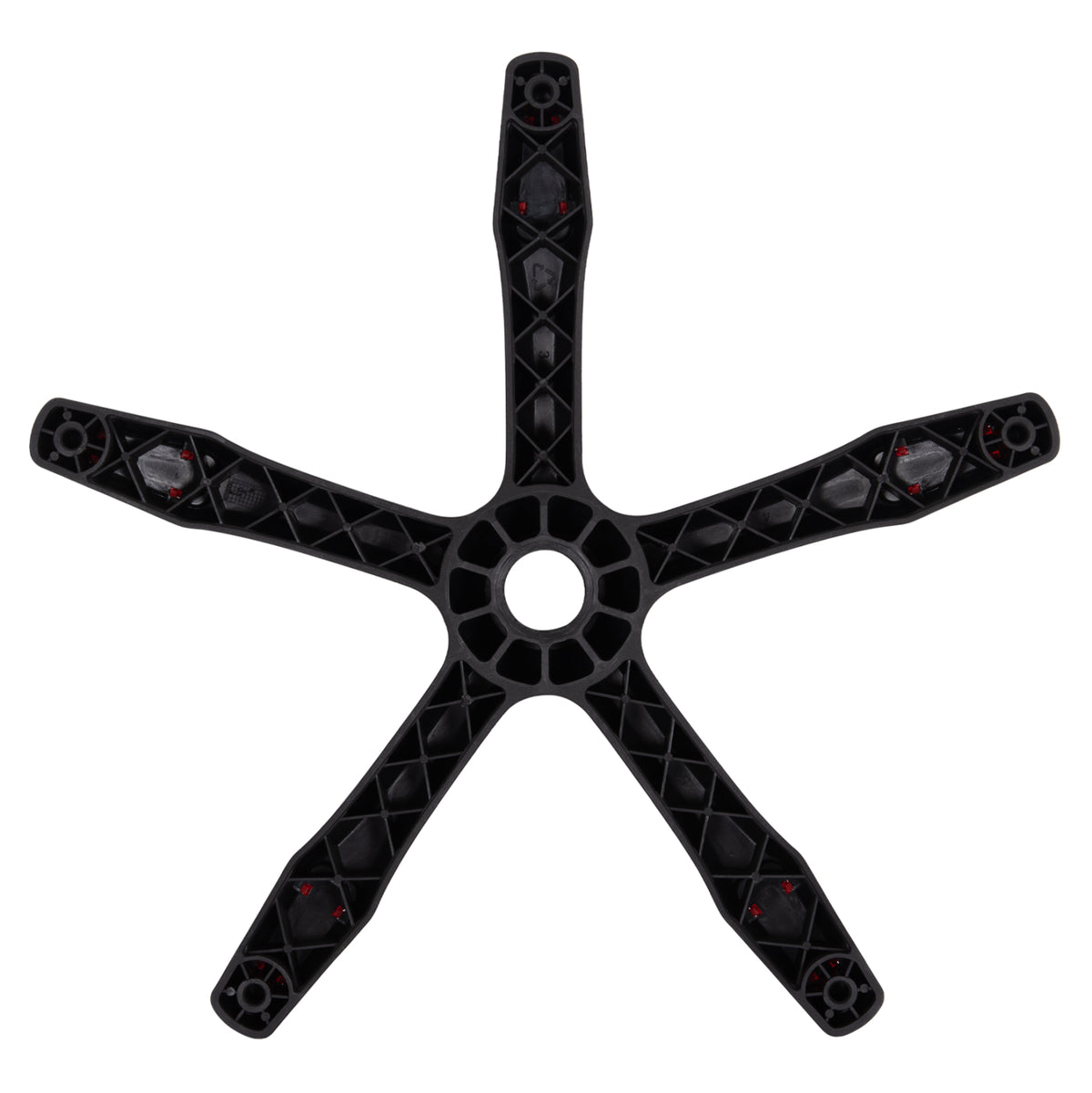 Spare Part Base For Office Chair Hm1203.01--black/red Nylon  29cm Spoke