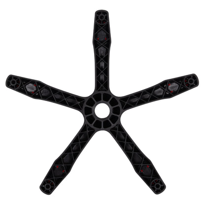 Spare Part Base For Office Chair Hm1203.01--black/red Nylon  29cm Spoke