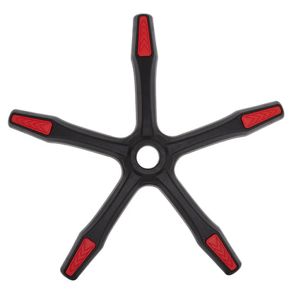 Spare Part Base For Office Chair Hm1203.01--black/red Nylon  29cm Spoke