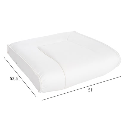 Replacement Seat For Office Chair Hm1092.02 White Pu 51x52,5x10(thickness) Cm.m.
