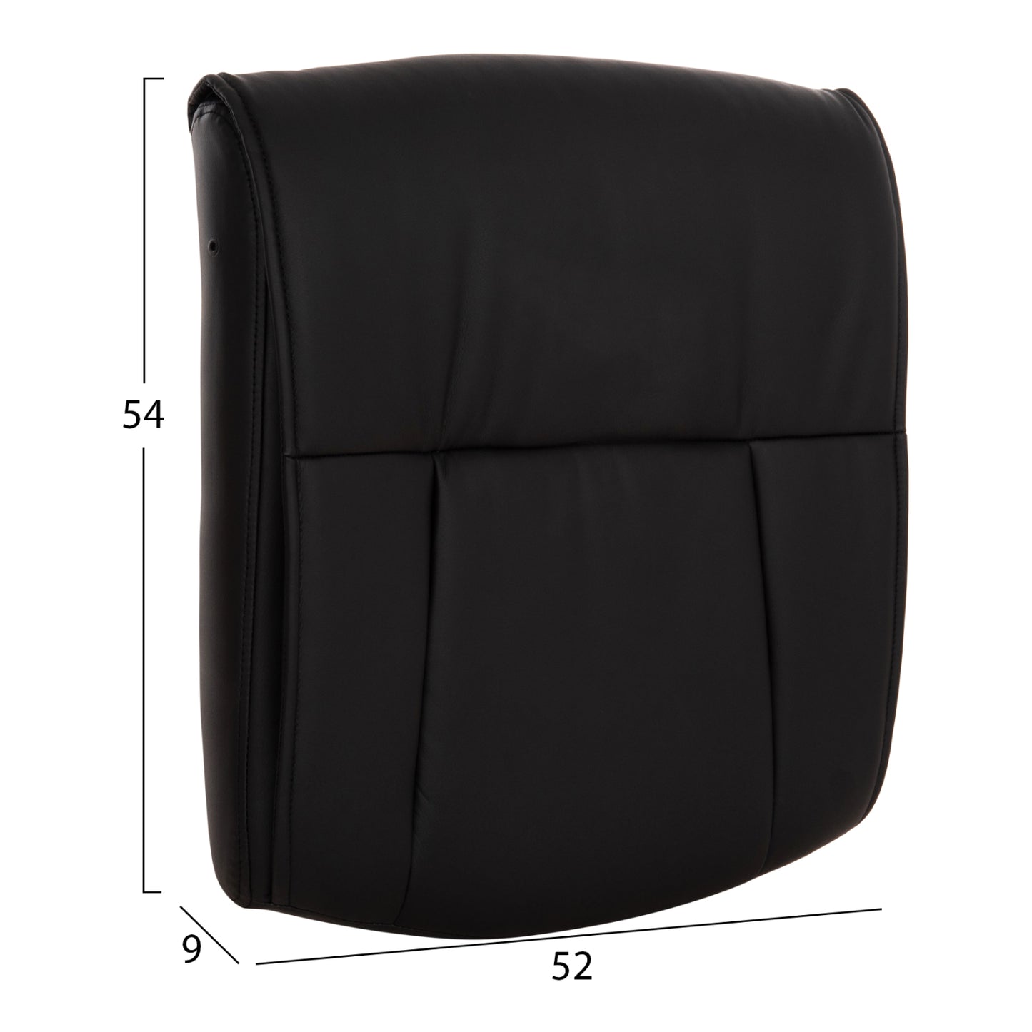Replacement Seat For Office Chair Hm1106.01 Black Pu 52x9(thickness)x54cm.