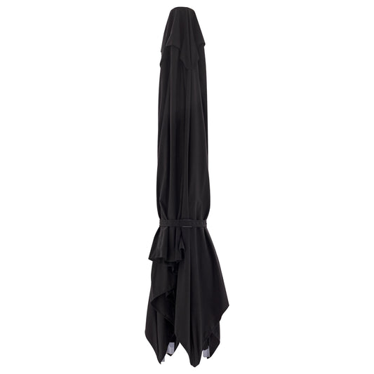 Replacement Shade For Umbrella Hm6026.03-black Polyester- 3x3m