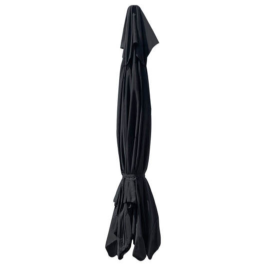 Replacement Shade For Umbrella Hm6031.03-black Polyester- 400x400cm