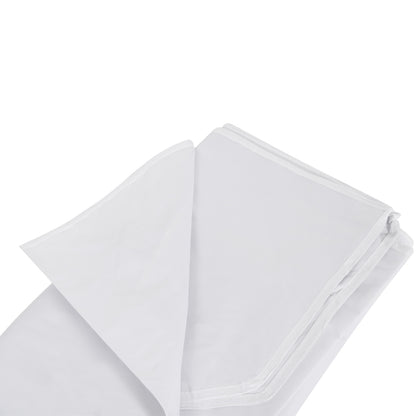 Replacement Shade Fabric For Hm6312 Gazebo---white--3x6m