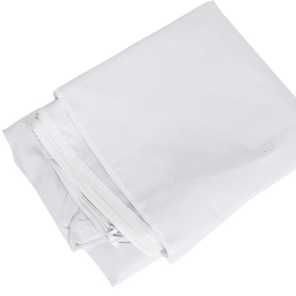 Replacement Shade Fabric For Hm6312 Gazebo---white--3x6m