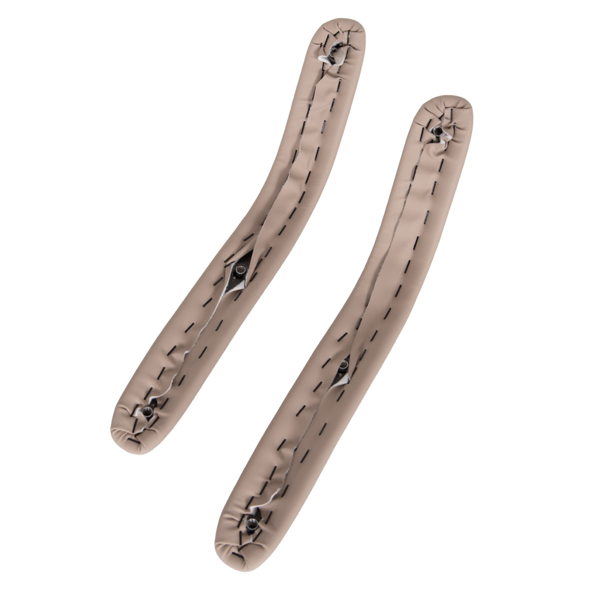 Replacement 2pcs Set Arm Covers For Office Chairs Hm18353.02 Beige Pu
