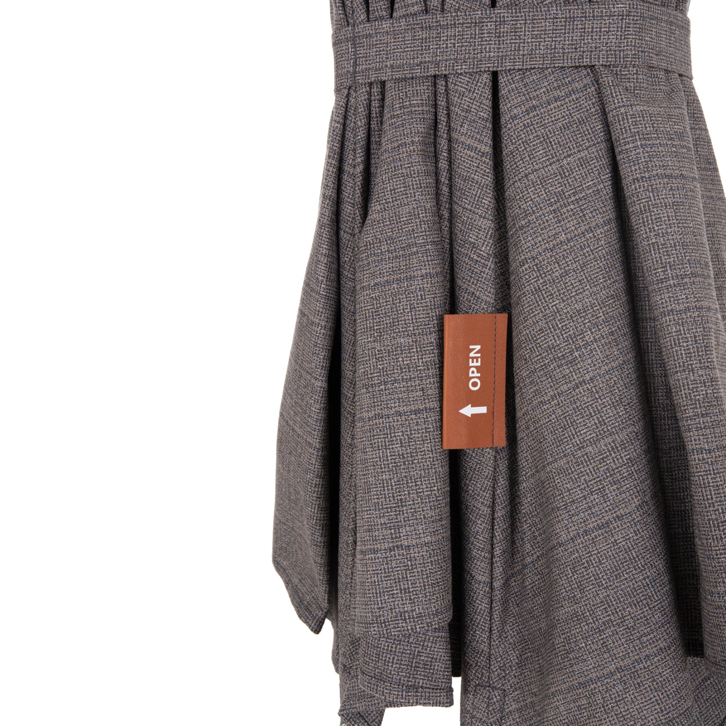 Replacement Shade For Umbrella Hm6604.01--spun Polyester In Grey 3x3m