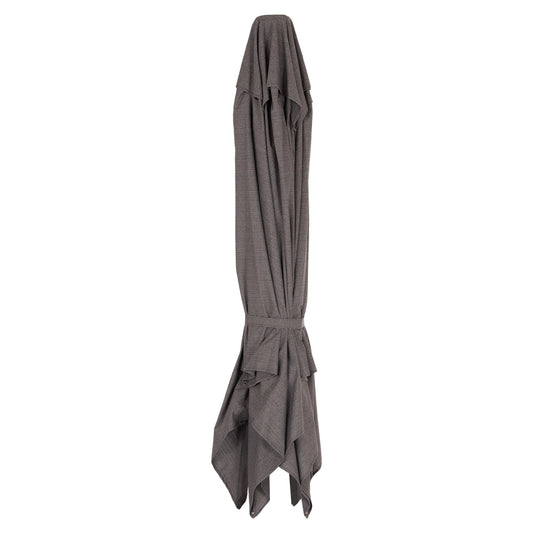 Replacement Shade For Umbrella Hm6604.01--spun Polyester In Grey 3x3m