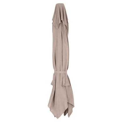 Replacement Shade For Umbrella Hm6604.02--spun Polyester In Beige 3x3m