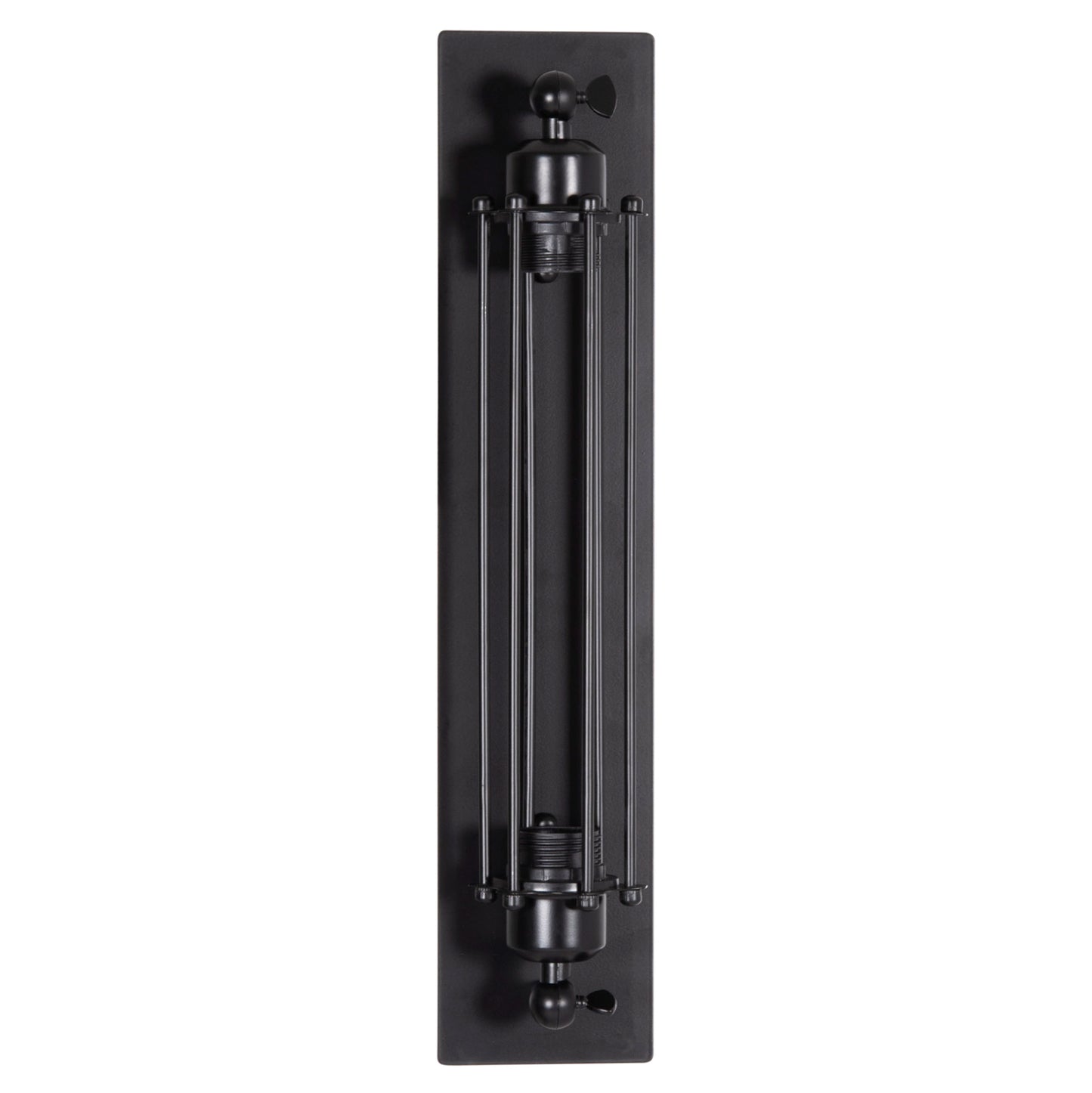 Wall Sconce 2-light Beacon Hm4463 Metal In Black 10x10x47hcm.