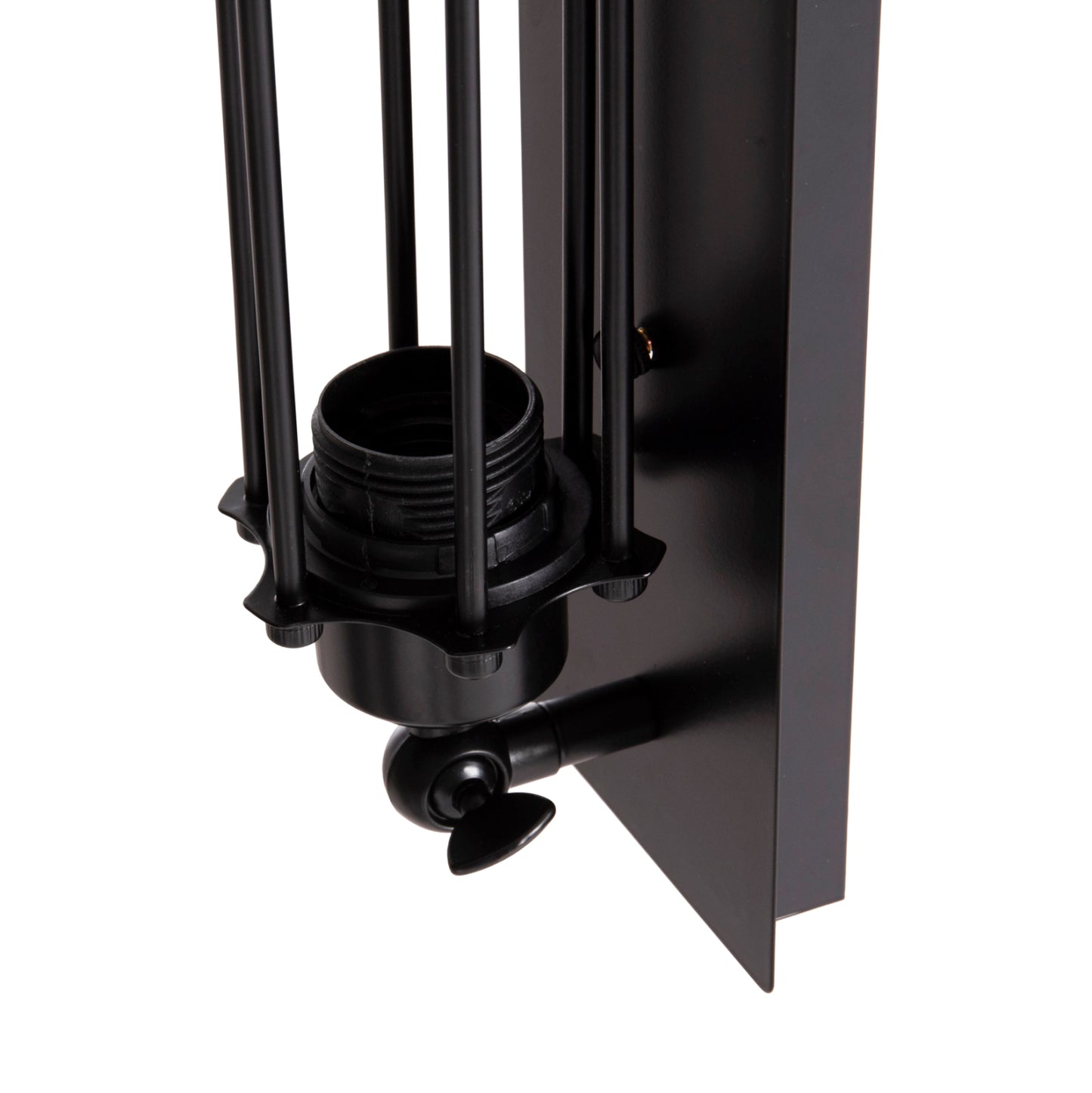 Wall Sconce 2-light Beacon Hm4463 Metal In Black 10x10x47hcm.