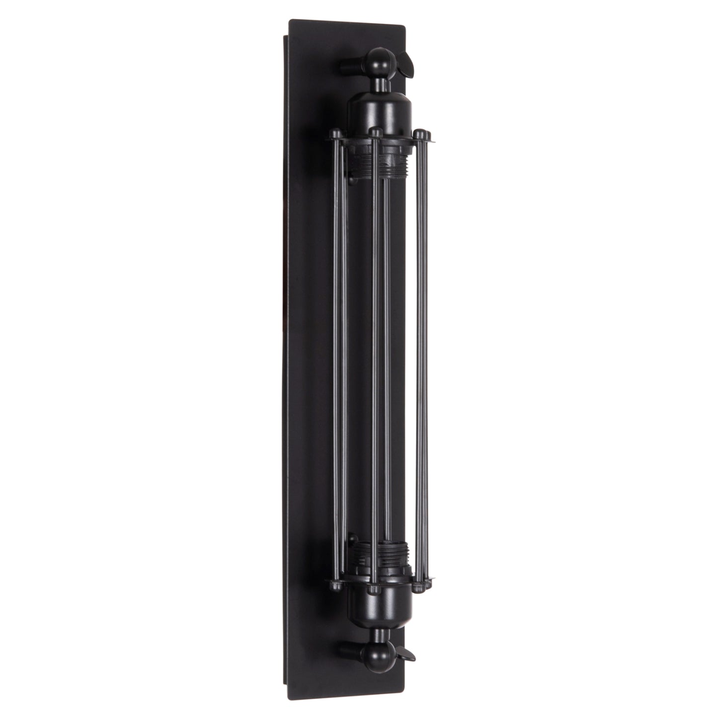 Wall Sconce 2-light Beacon Hm4463 Metal In Black 10x10x47hcm.