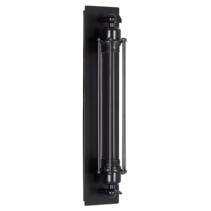 Wall Sconce 2-light Beacon Hm4463 Metal In Black 10x10x47hcm.