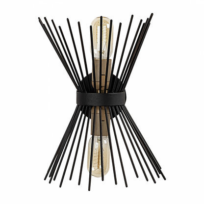 Wall Lamp Metallic Black Hm7299 23x16x33 Cm