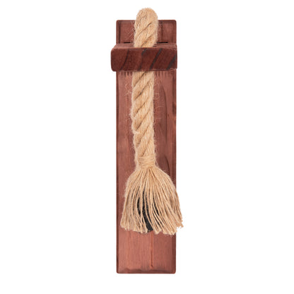 Wall Sconce Barn Hm4469 Wooden Base-hemp Rope [Ε27] 7x20x29hcm.