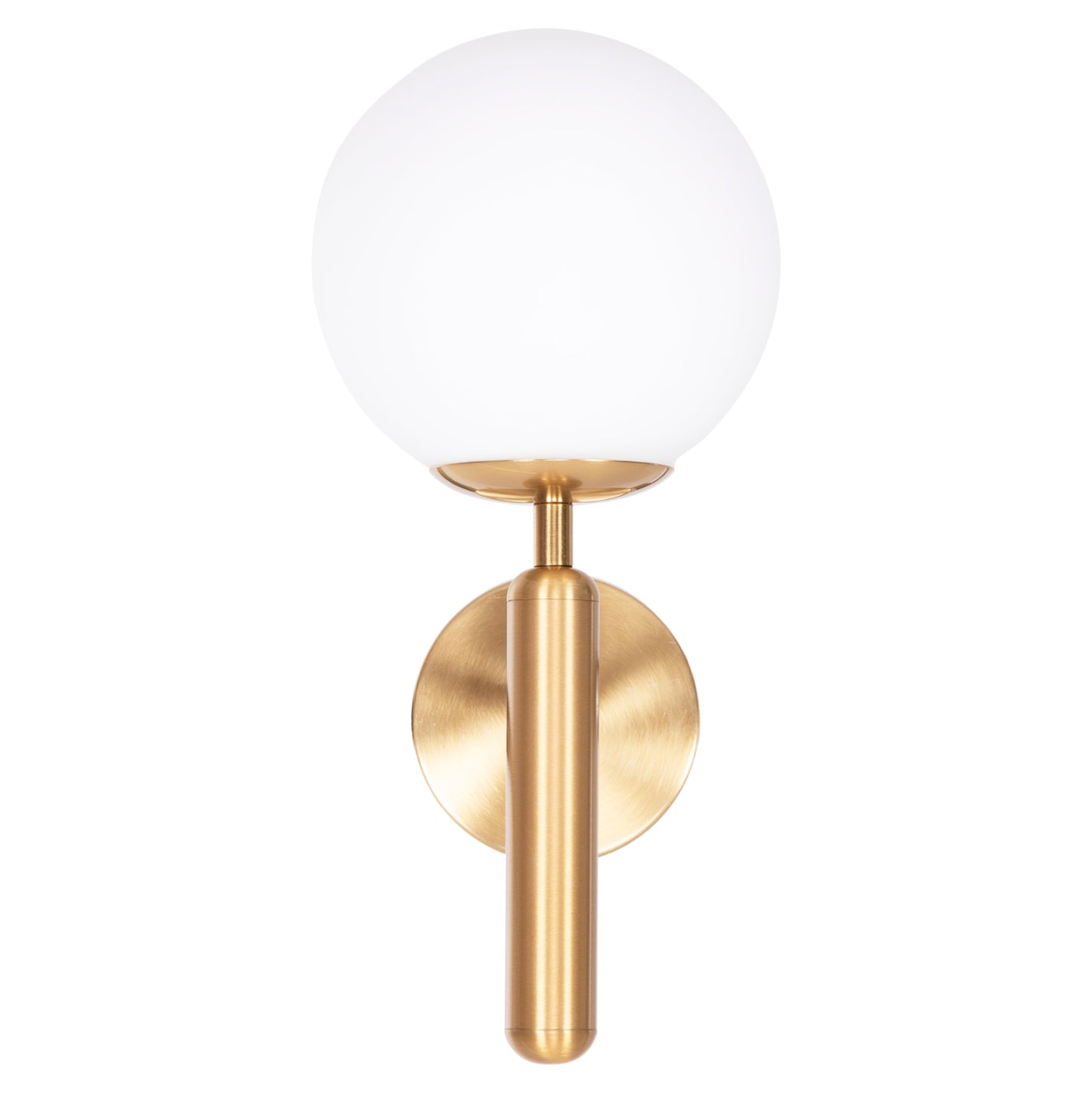 Wall Sconce Homy Hm4470 Metal Base In Gold-glass [e27] 14x21x33hcm.