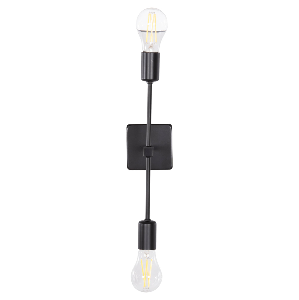 Wall Sconce Saber Hm4477 Metal In Black 10x14x41hcm.