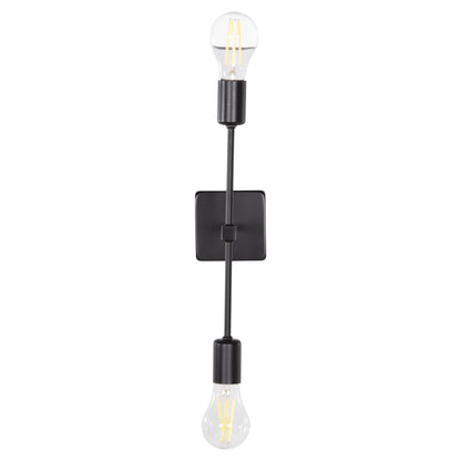 Wall Sconce Saber Hm4477 Metal In Black 10x14x41hcm.