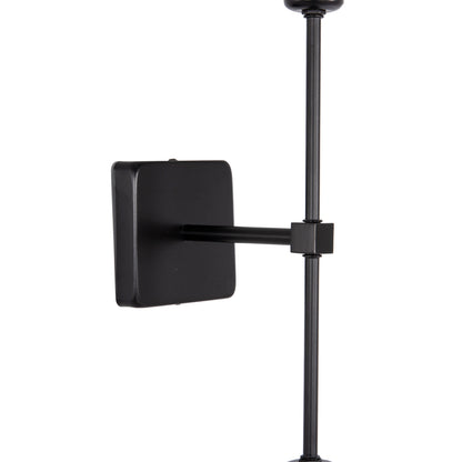 Wall Sconce Saber Hm4477 Metal In Black 10x14x41hcm.
