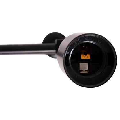 Wall Sconce Saber Hm4477 Metal In Black 10x14x41hcm.