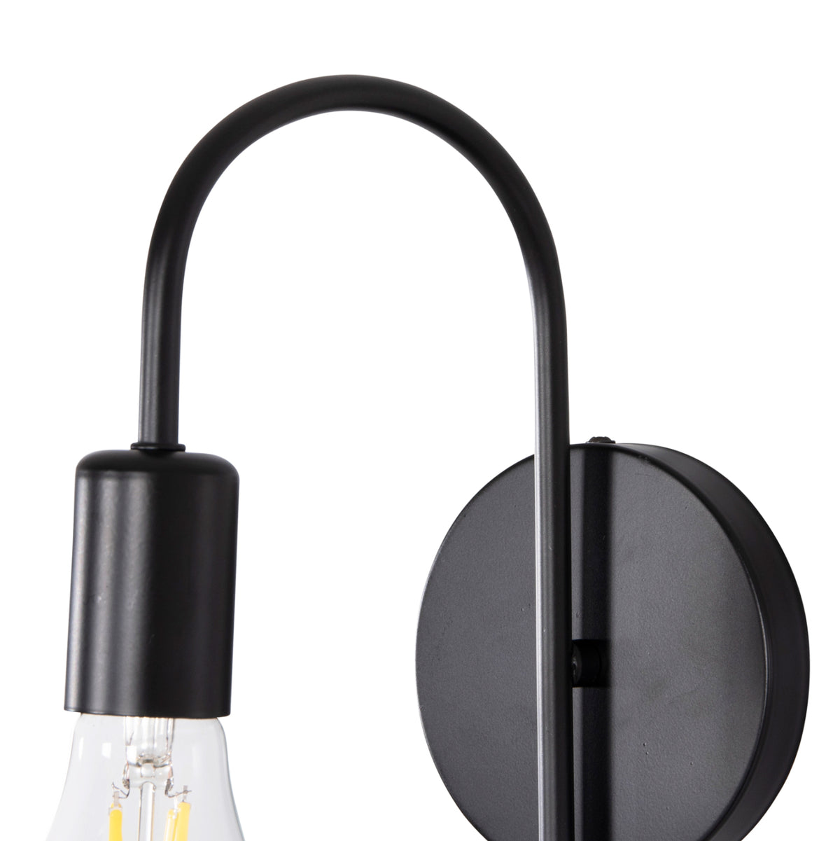 Wall Sconce Kramer Hm4657.01 Metal In Black 12x20x25hcm.