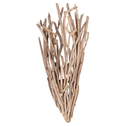 Wall Lamp Vekna Hm4876 Driftwood In Natural 43x15(thickness)x100hcm.[1xΕ27]