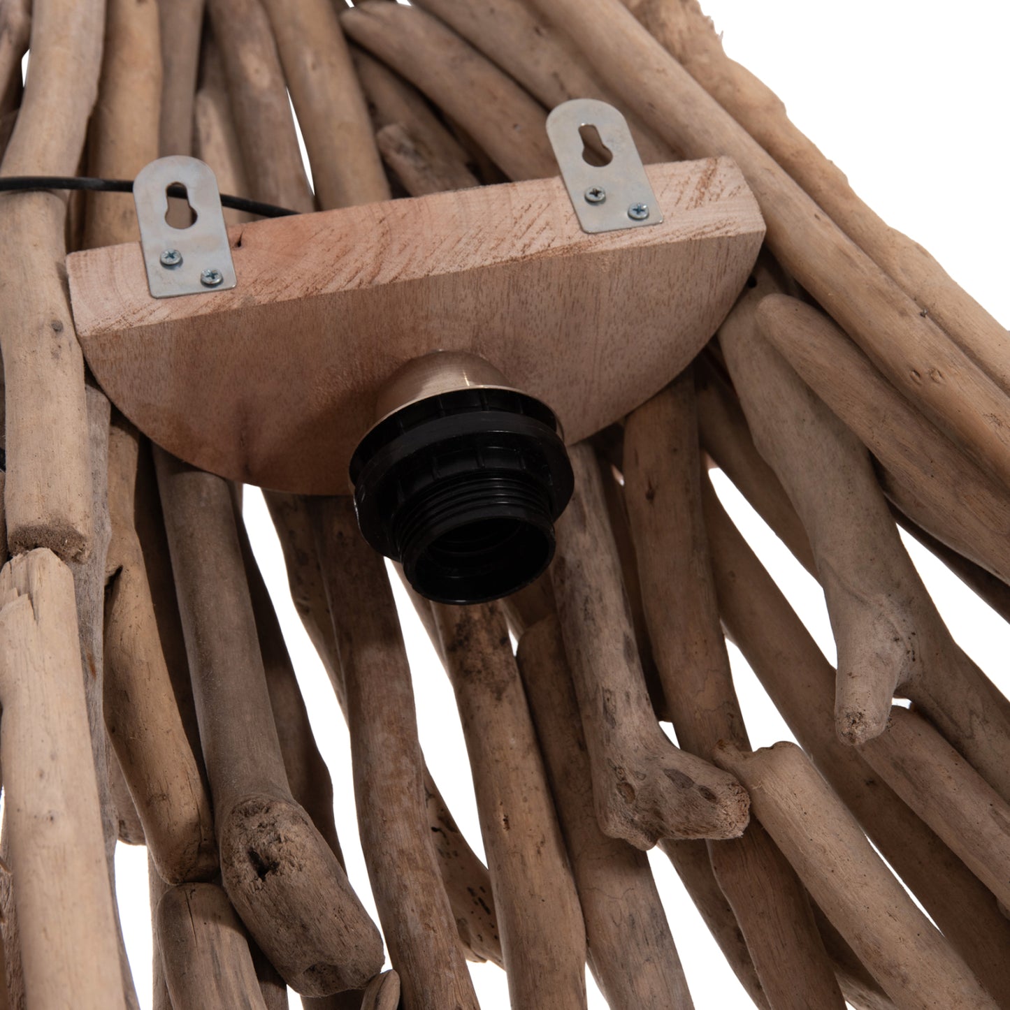 Wall Lamp Vekna Hm4876 Driftwood In Natural 43x15(thickness)x100hcm.[1xΕ27]