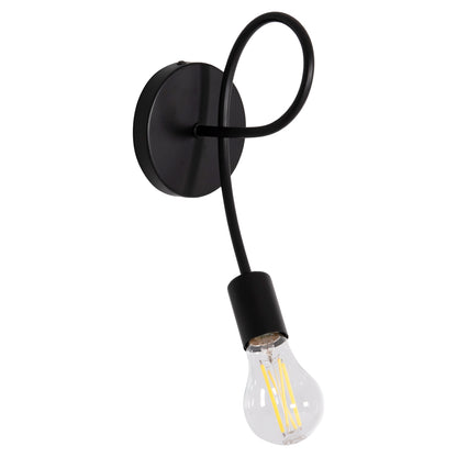 Wall Sconce Fridrik Hm7399.11 Metal In Black 12x15.5x28.5hcm