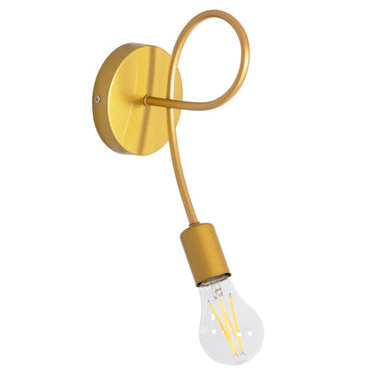 Wall Sconce Fridrik Hm7399.12 Metal In Gold 12x15.5x28.5hcm
