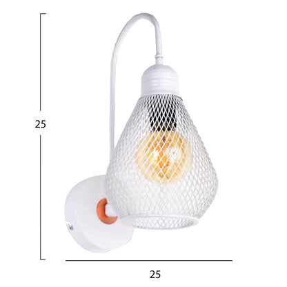 Wall Sconce Hm7639.03, White, 25x25x25