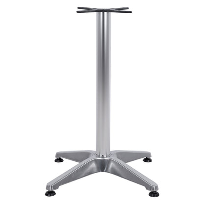 Aluminum Base 4legs 58x58x68.5cm With Cross 28x28cm Hm447 Chromed