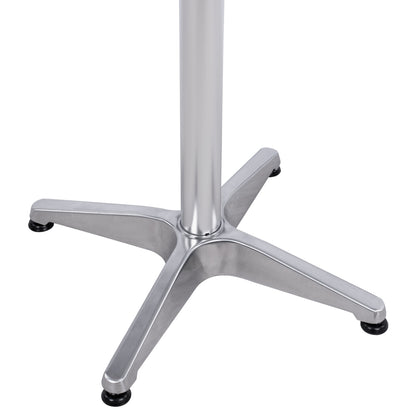 Aluminum Base 4legs 58x58x68.5cm With Cross 28x28cm Hm447 Chromed