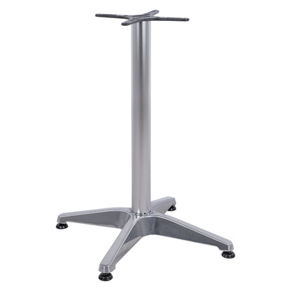 Aluminum Base 4legs 58x58x68.5cm With Cross 28x28cm Hm447 Chromed